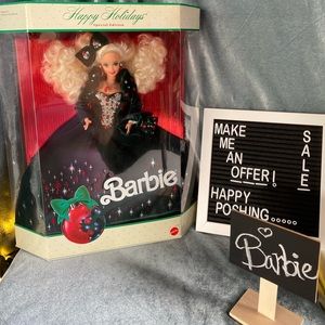 1991 Happy Holidays Barbie.